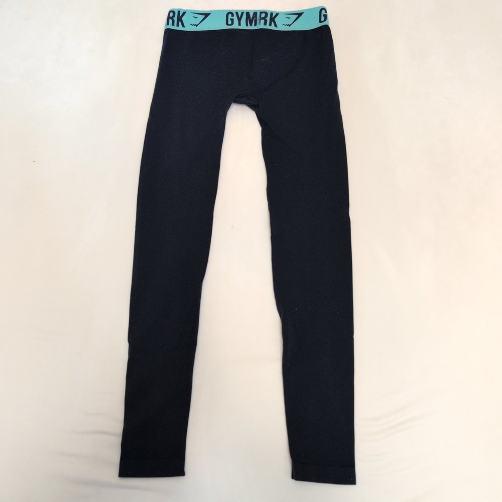 Gymshark Blue Seamless High-Waist Leggings - Picture 3 of 9